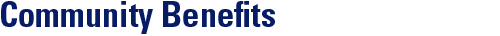 Community Benefits